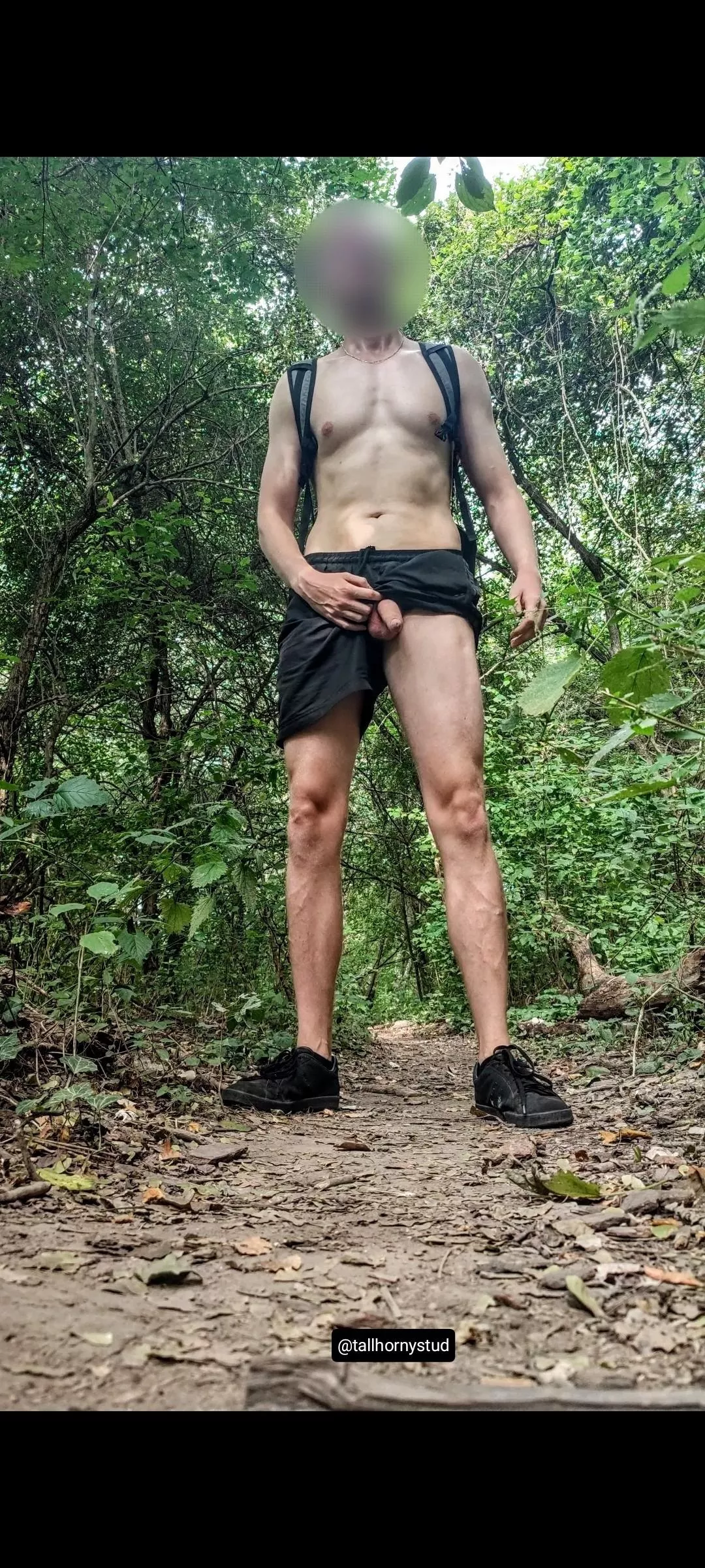 Kneel down and feel it becoming hard in your mouth 😈