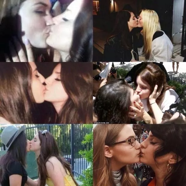 Lana del rey kissing fans