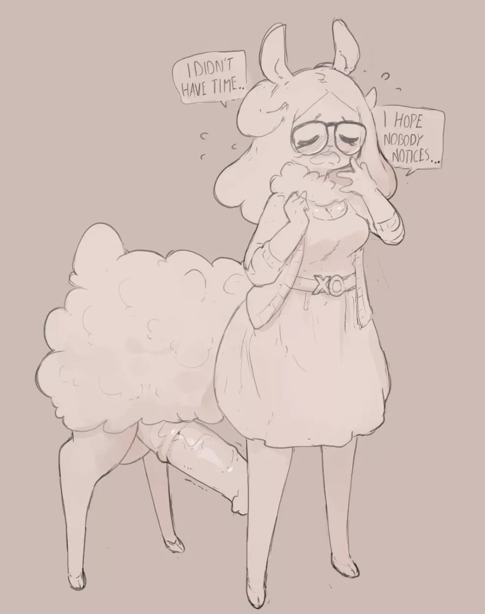 She's a bit sheepish (Artist:EerieViolet)