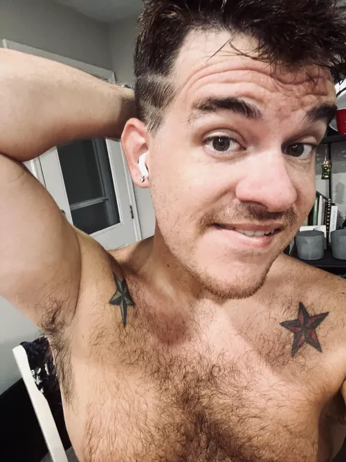 Soaked from a night run. Plenty of other ways to work up a sweat tho.