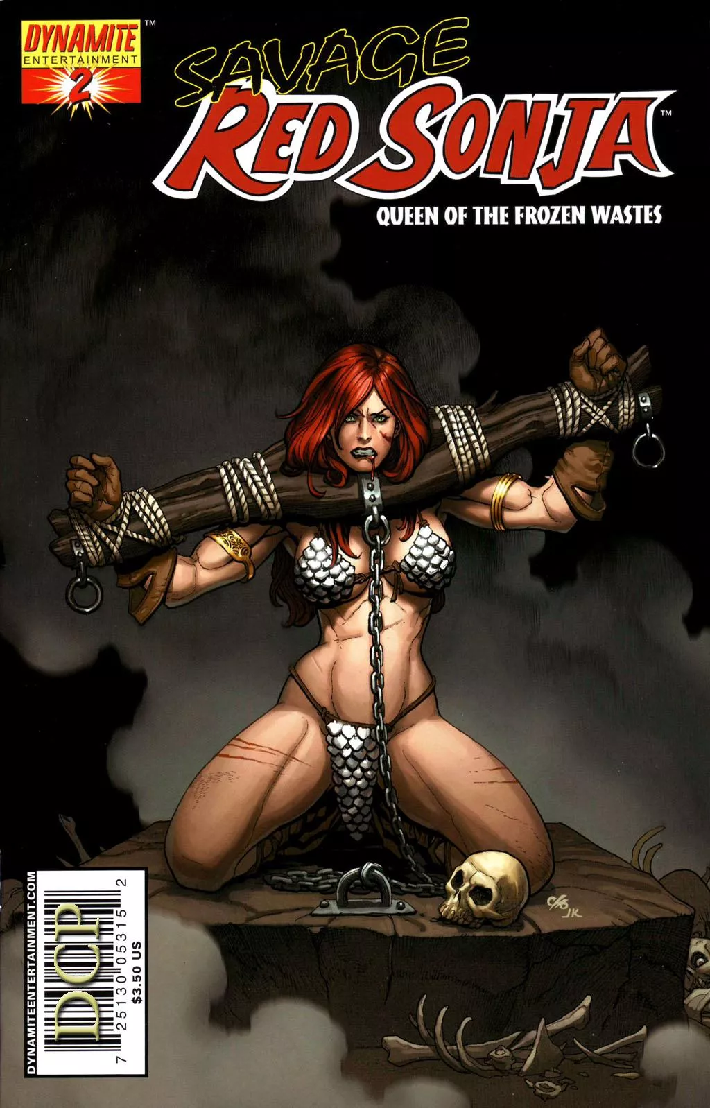 The Red Sonja comics by default are kind of horny caw caw.