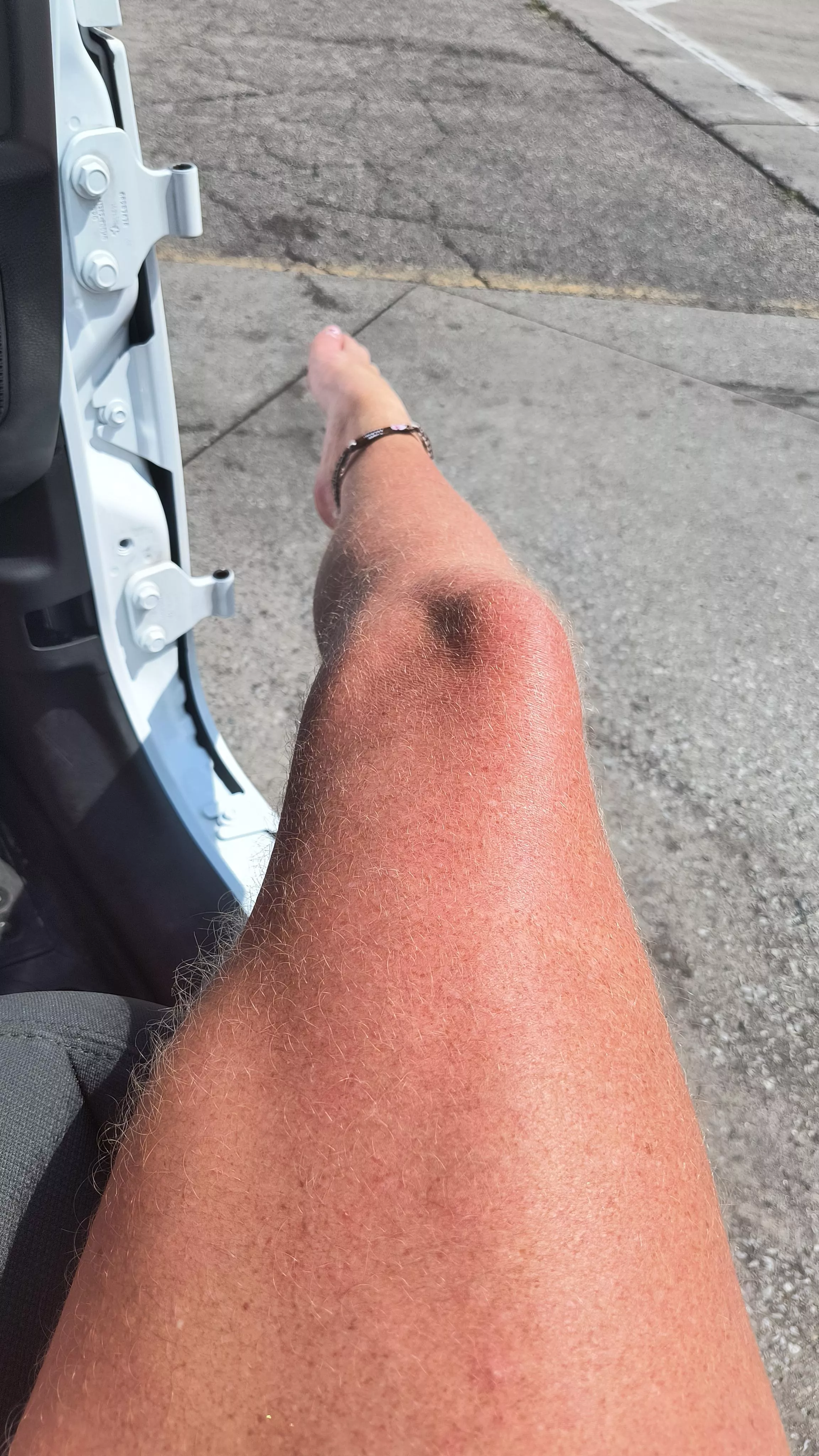 The wind blowing through my hair