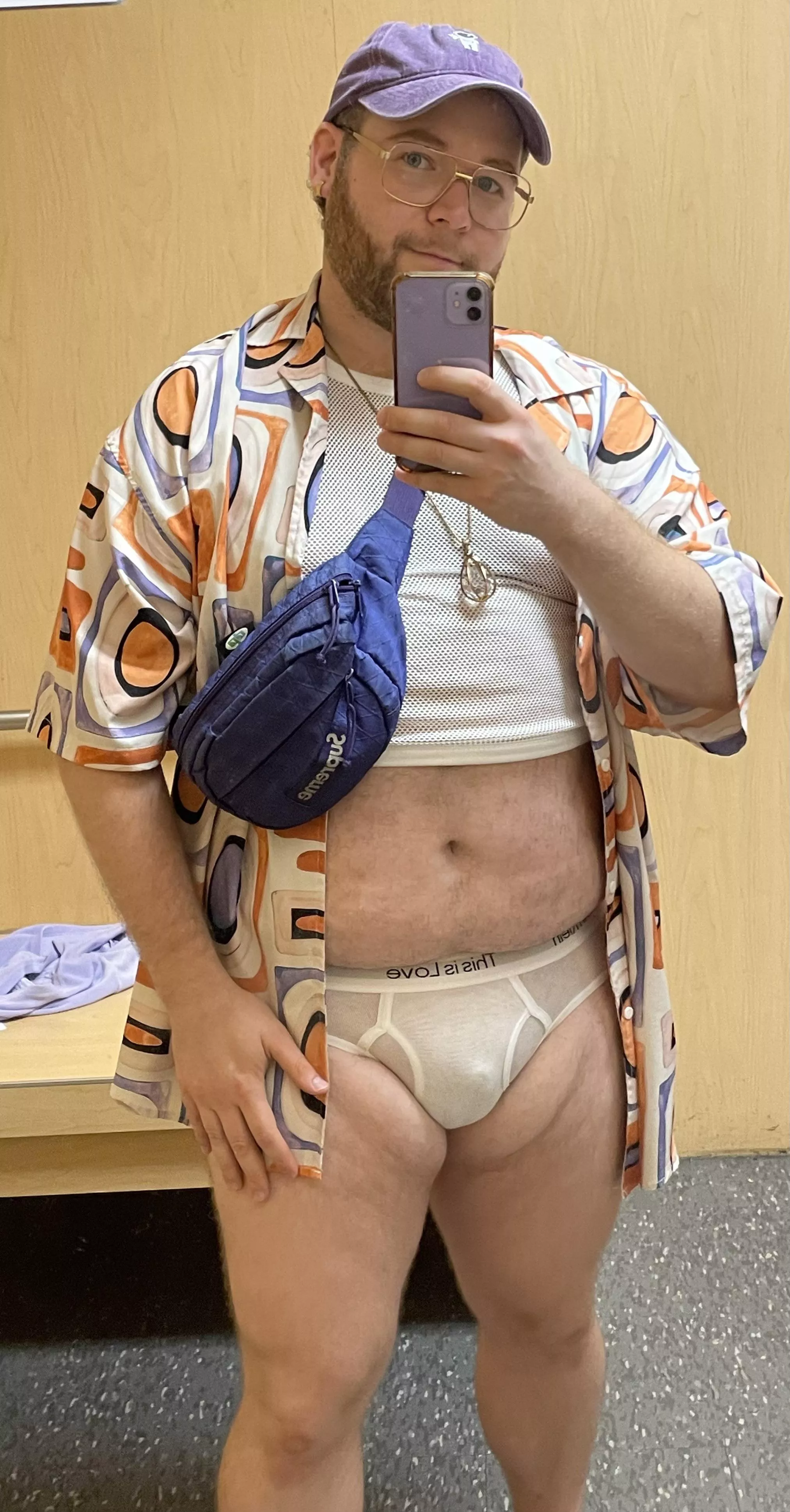 Feeling cute in the fitting room ☺️