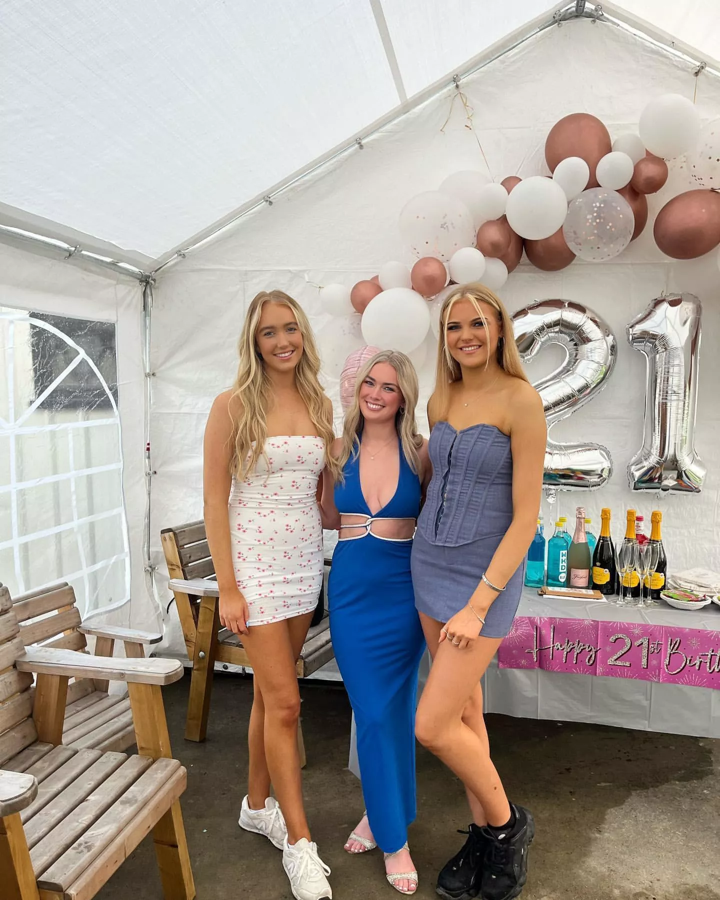 Girl in the center birthday