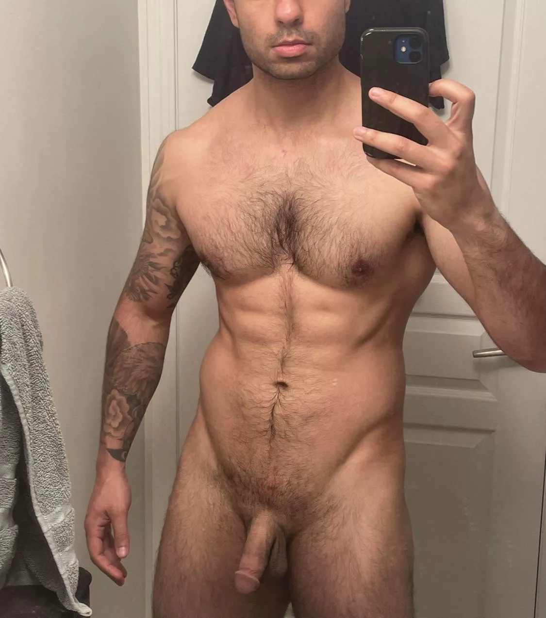 I guess my clothes fell off..