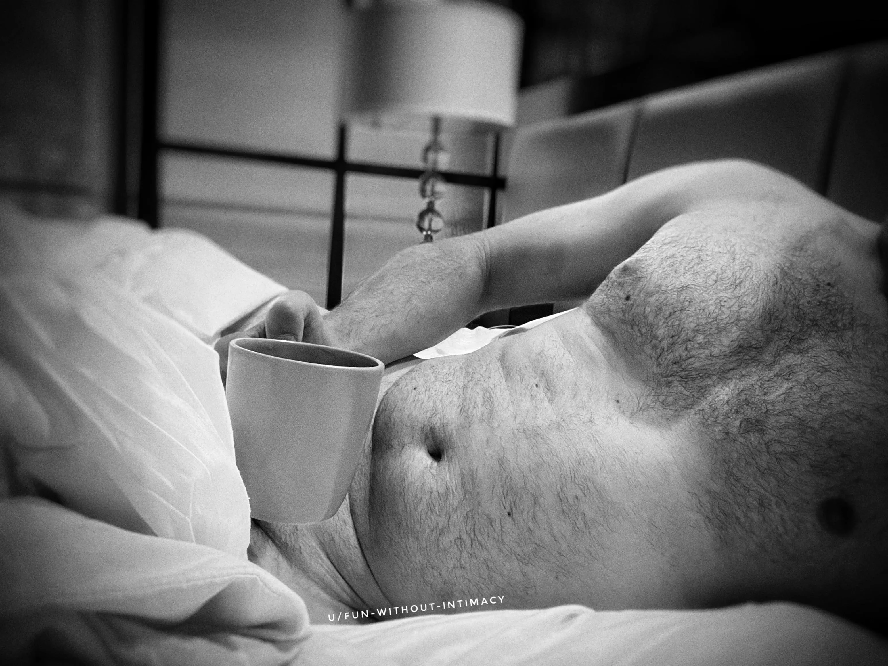 I think we should call in “sick” today and stay in bed. I’ll get you a coffee ☕️