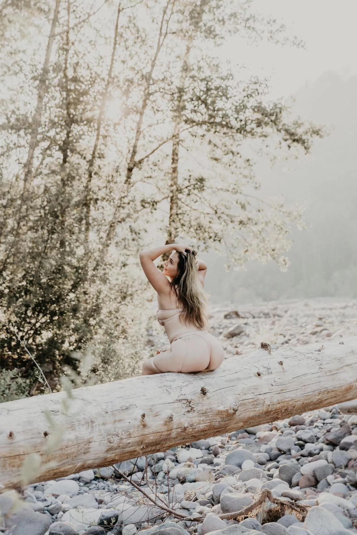 In my favorite place, naked