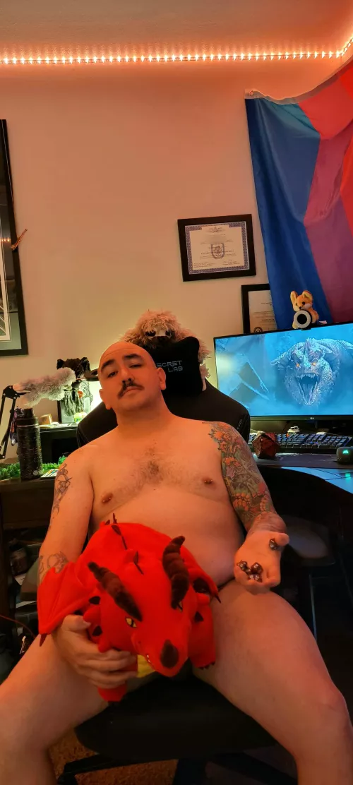 Make a roll, you get the dragon if it's good.