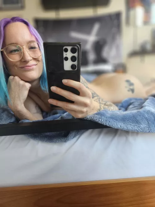 Nerdy, Blue Haired, and Nakey
