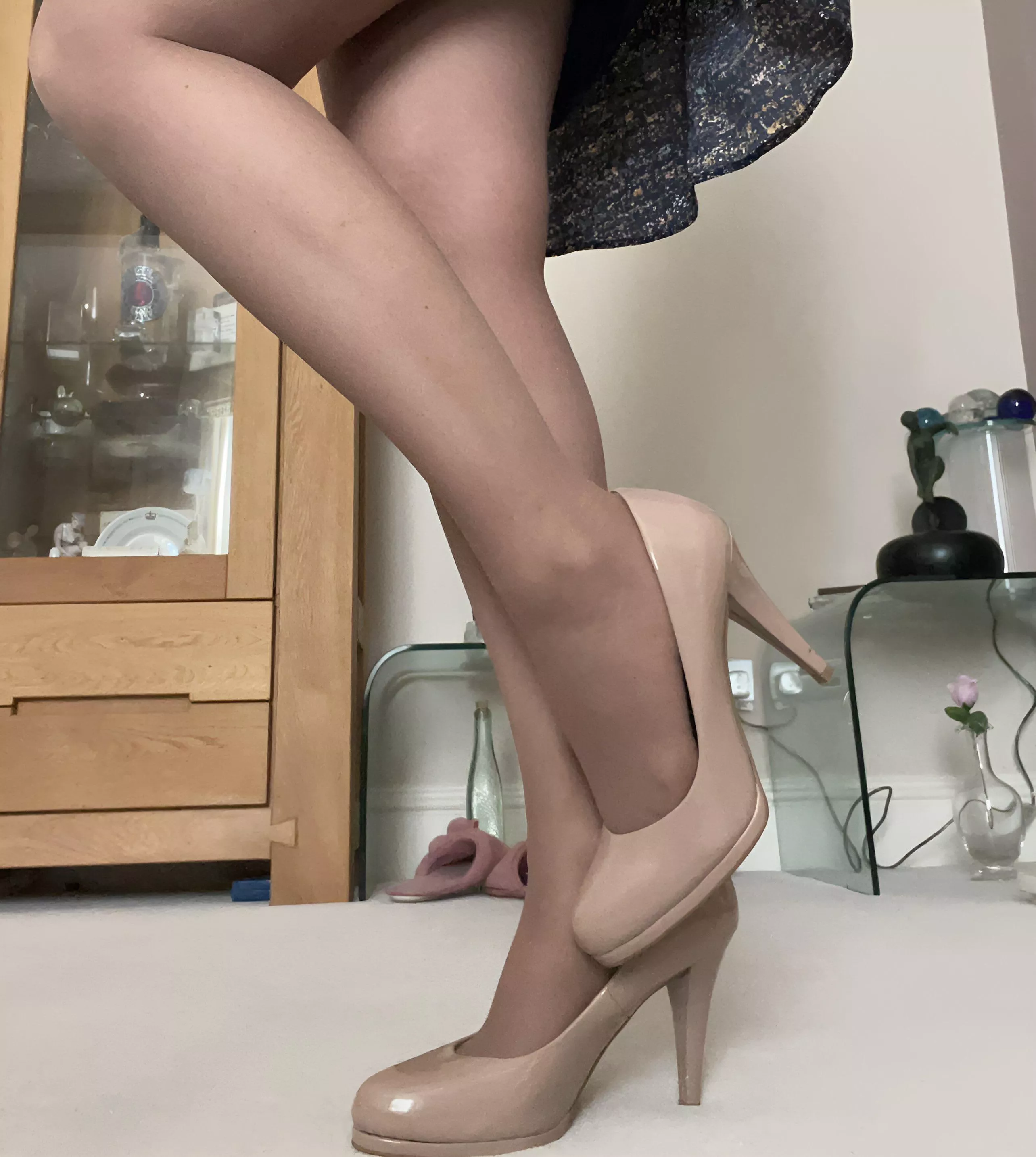 Nude heels- my favourite kind
