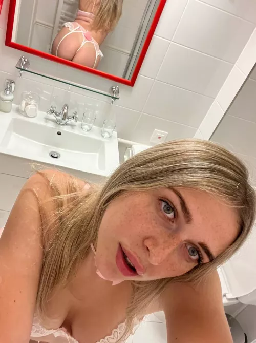 Only natural freckles.. And everything else too