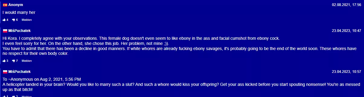 Plain racism, I love it