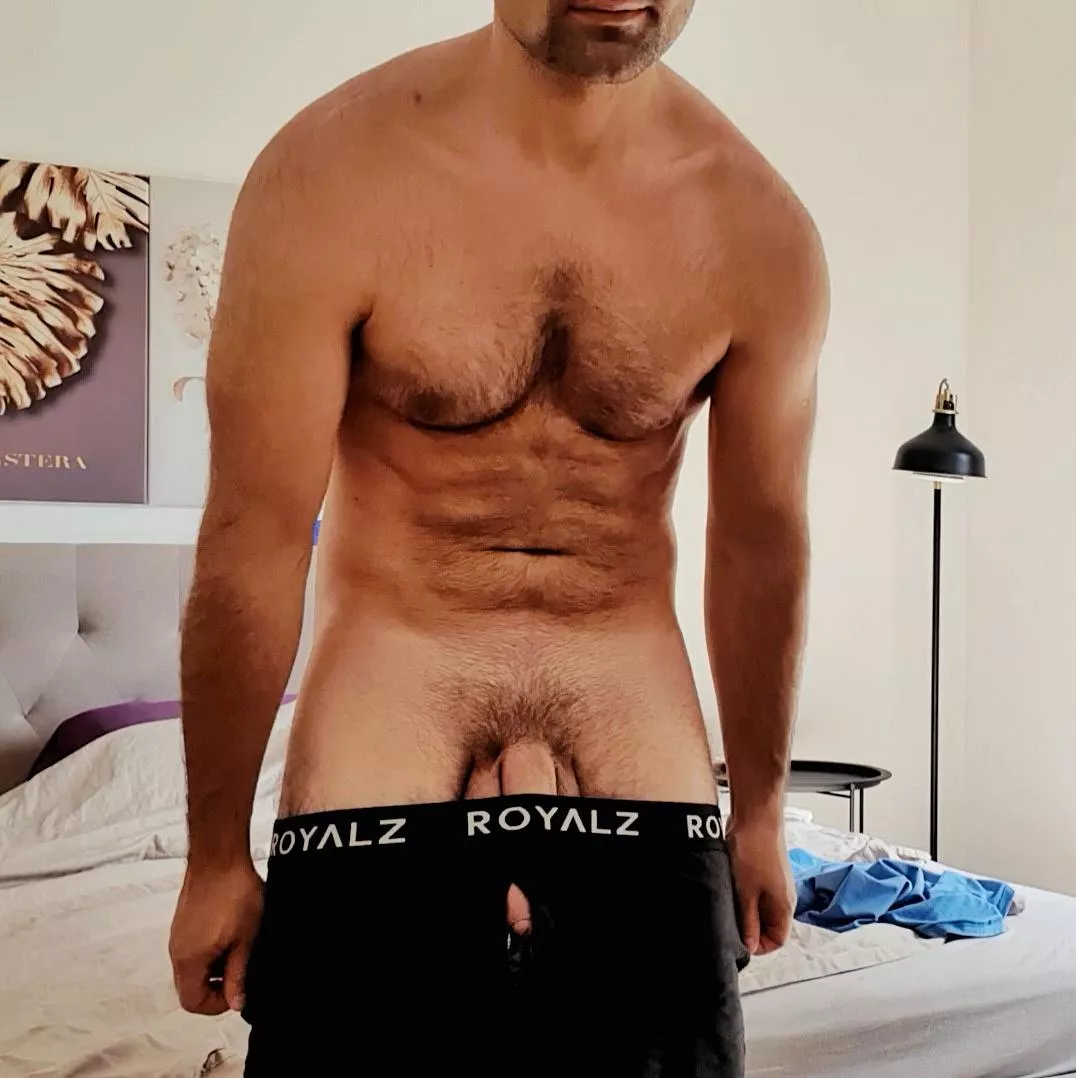 Some chest hair, some dick