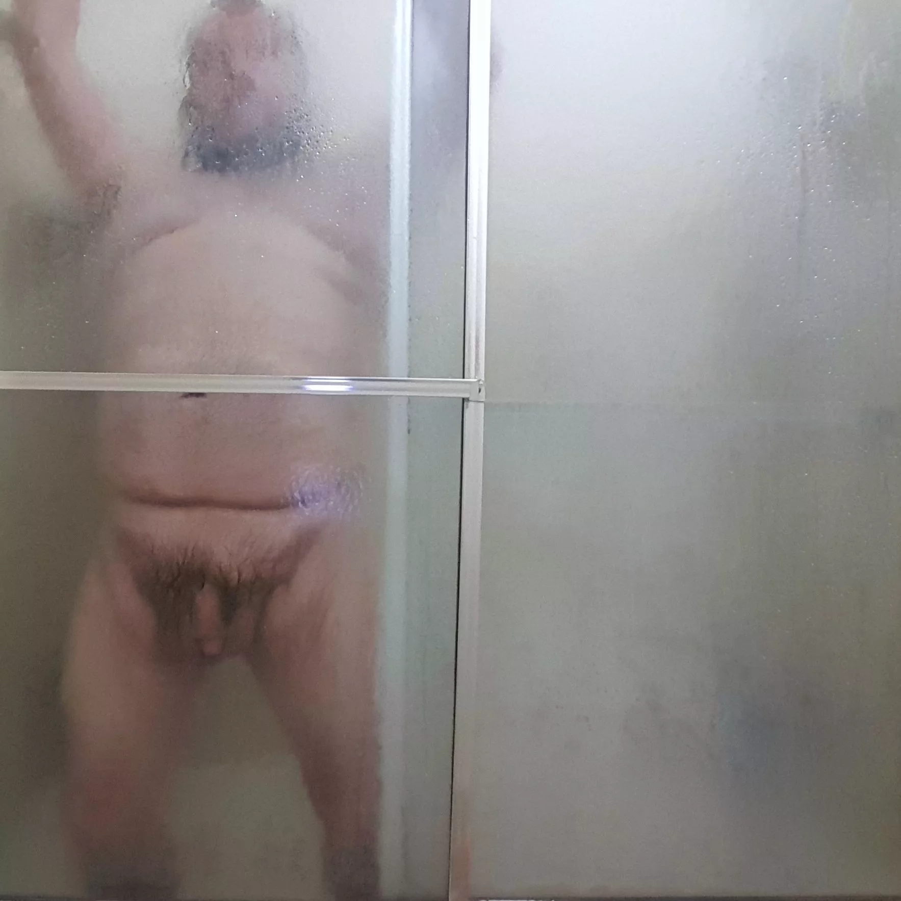 Thankfully there is a door between you and me... 🐻💦🤣