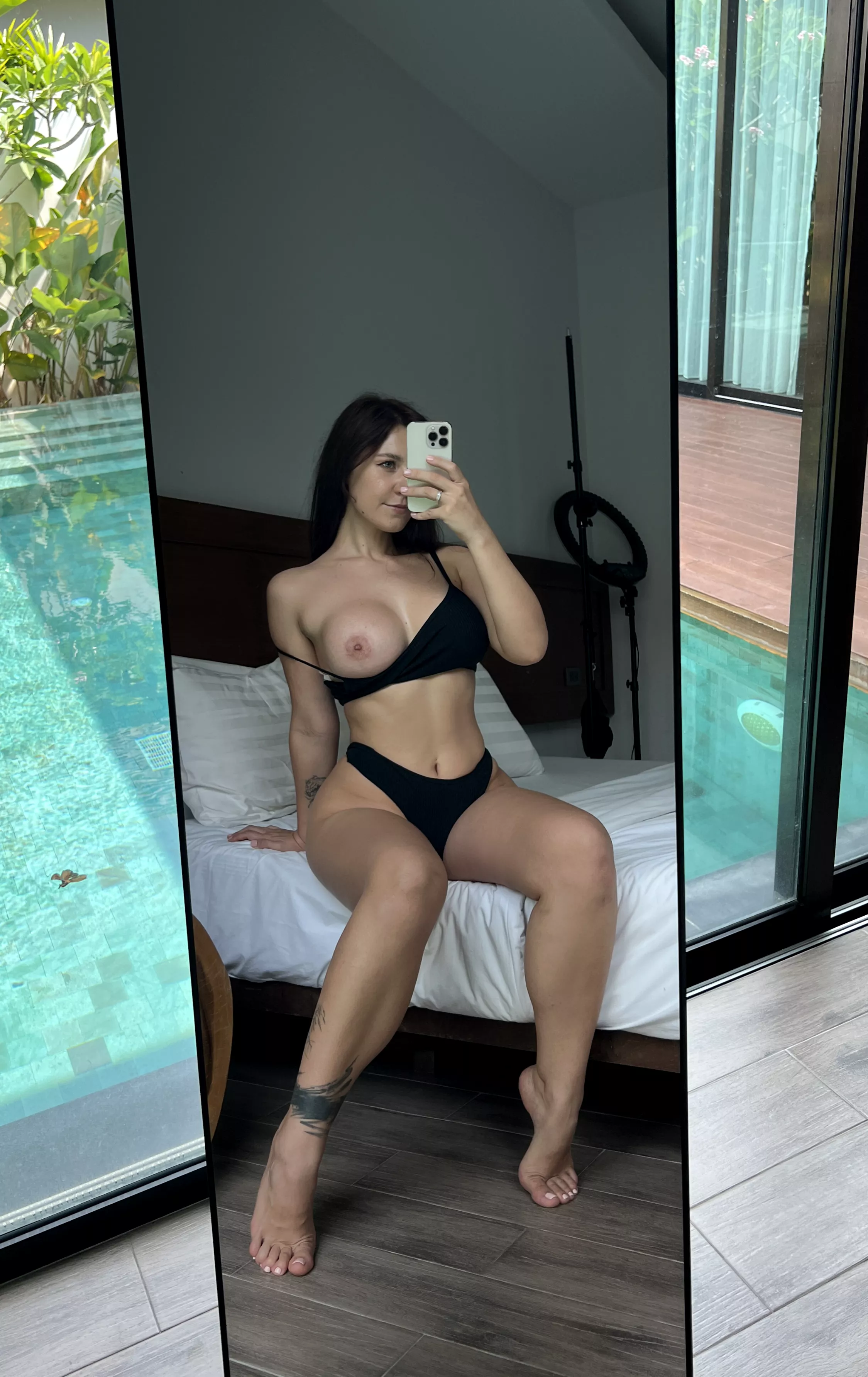 You're here for my big boobs