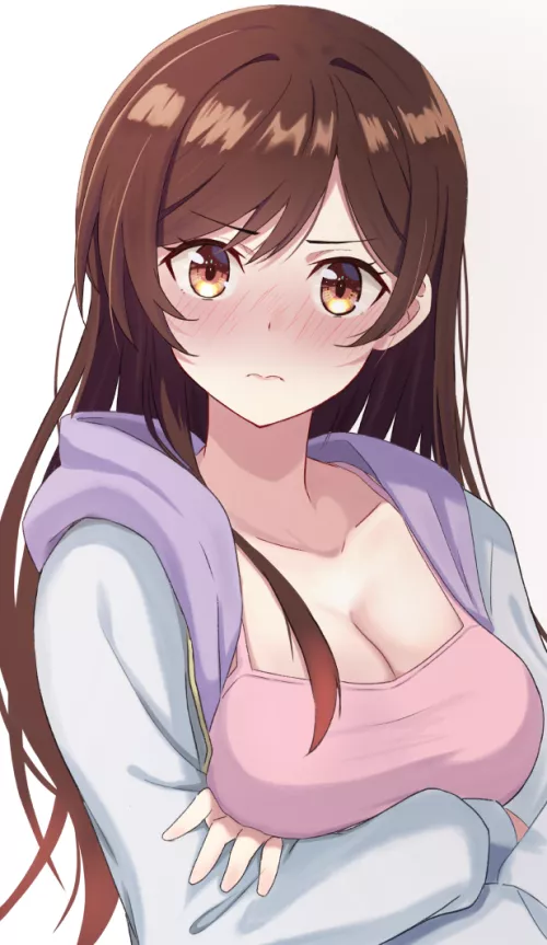 Blushing Chizuru Mizuhara (Rent A Girlfriend)