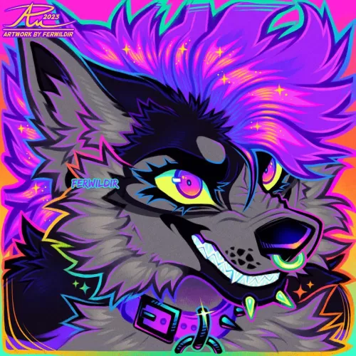 Commission I did a few months ago! Art by Ferwildir (me) @ Twitter/FA