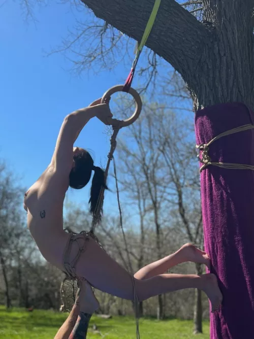 I'm not thrilled he's into bondage but my hands are tied heheheeheee