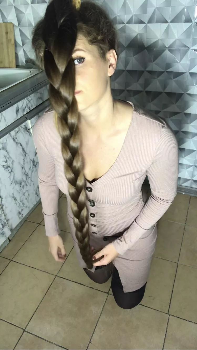 Real rapunzel waiting your brush