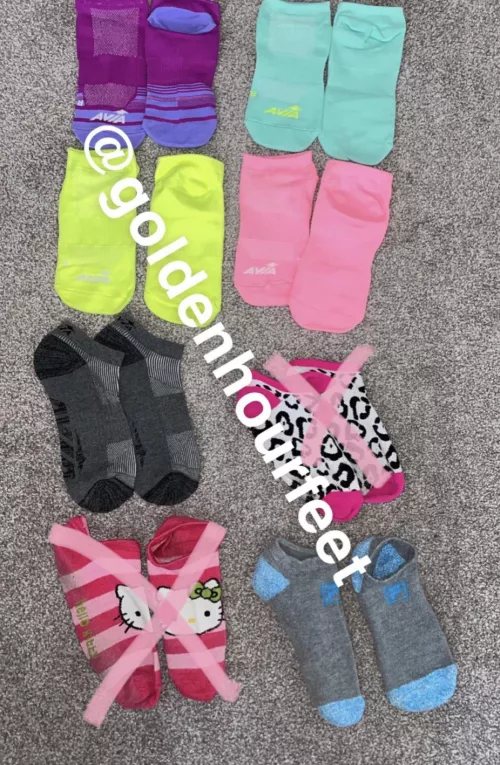 This is my updated sock drawer, dm me to claim a pair & tell me how long to wear🥰