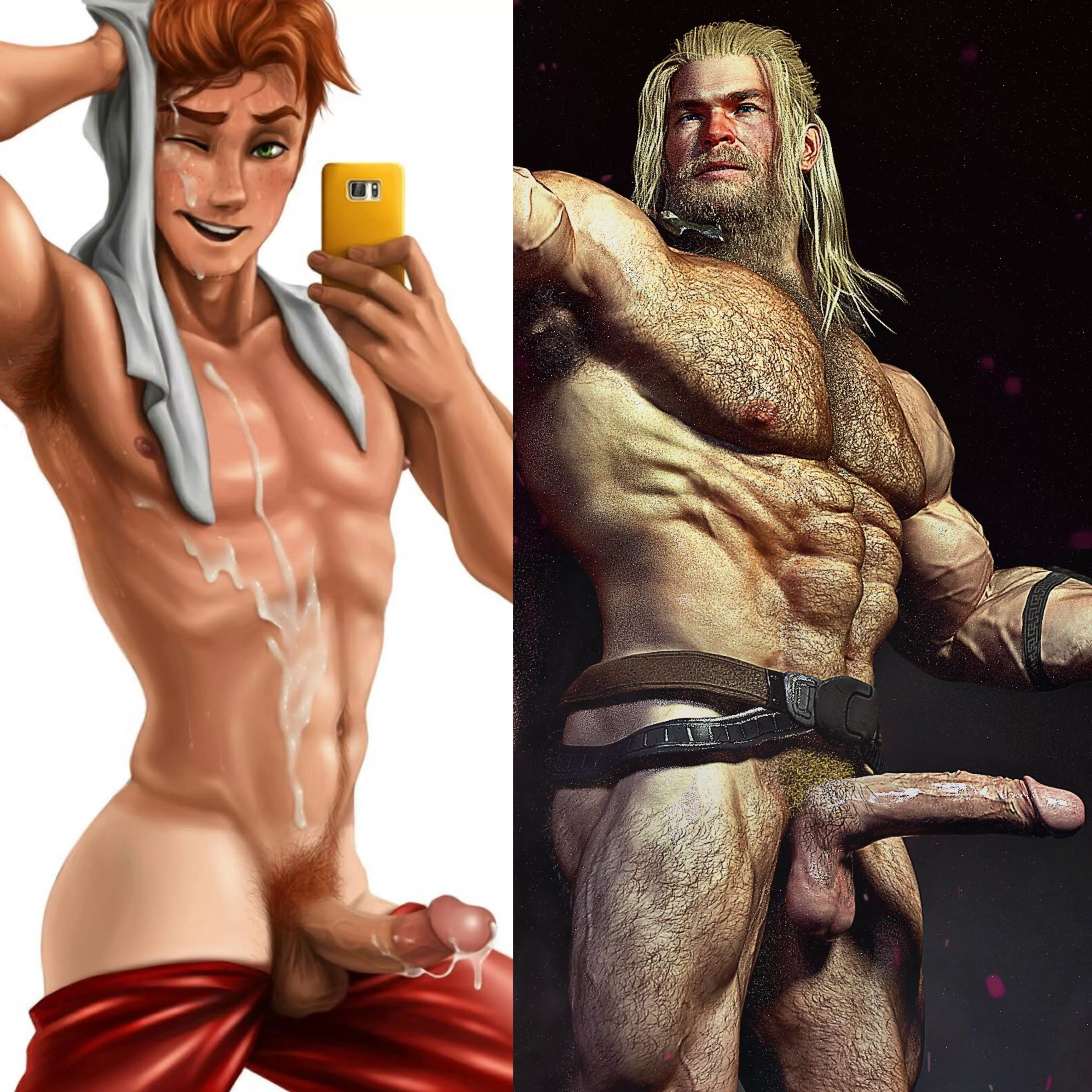 THOR VS FLASH first to cum loses! who wins? reply or pm who you think wins and how it goes down.