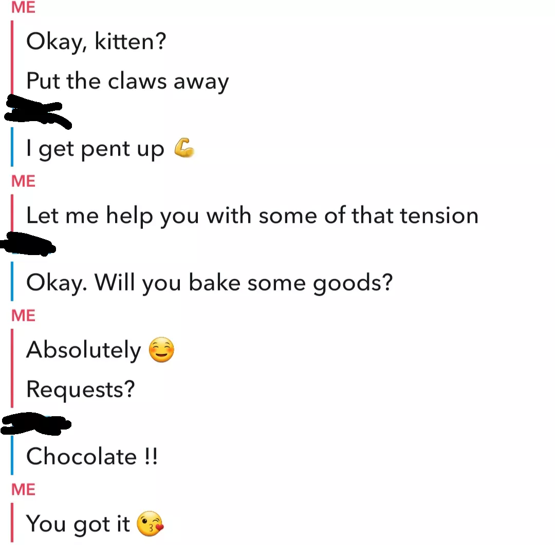 What a brat! Sometimes it's best not to engage and let them have their way 😜