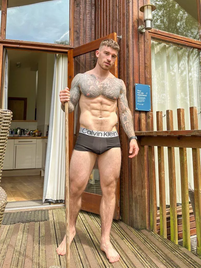 You going to help me sweep?