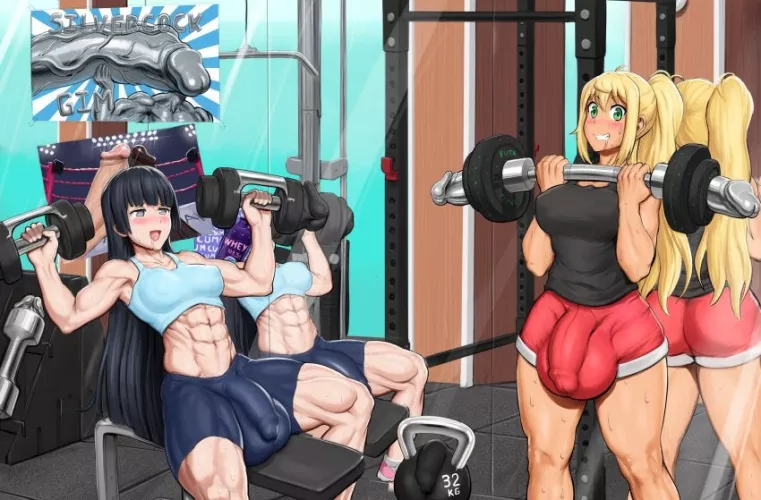 2 hung Futa in the Gym (Sawacoe)