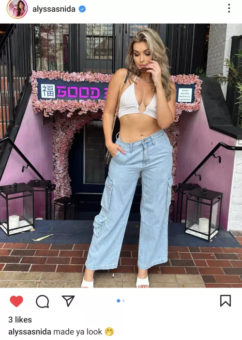 Alyssa Snyder is getting playful.