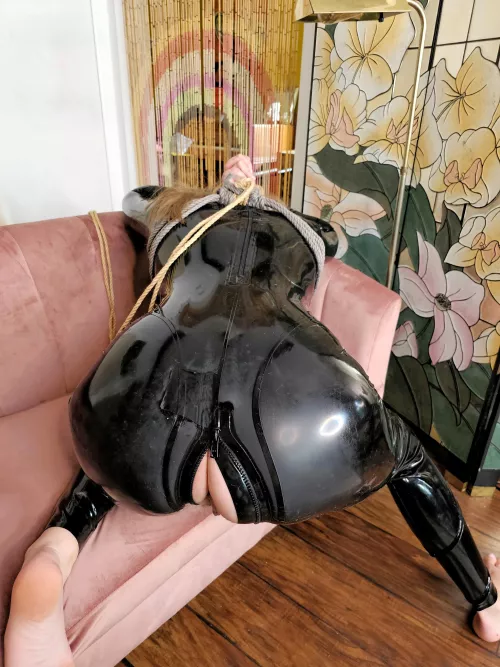 Could you shine my ass? I can't quite reach it when you've got me in this position...