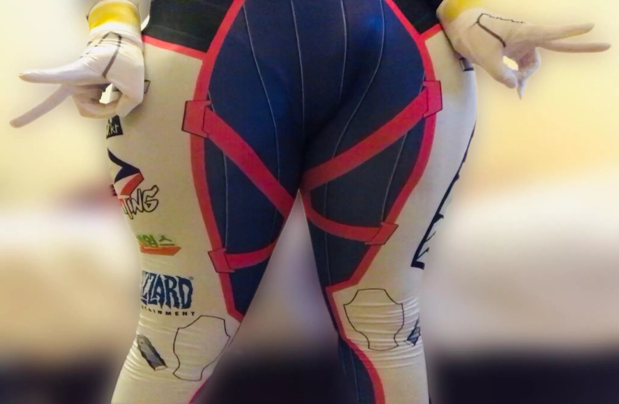 futa Dva cosplay hips