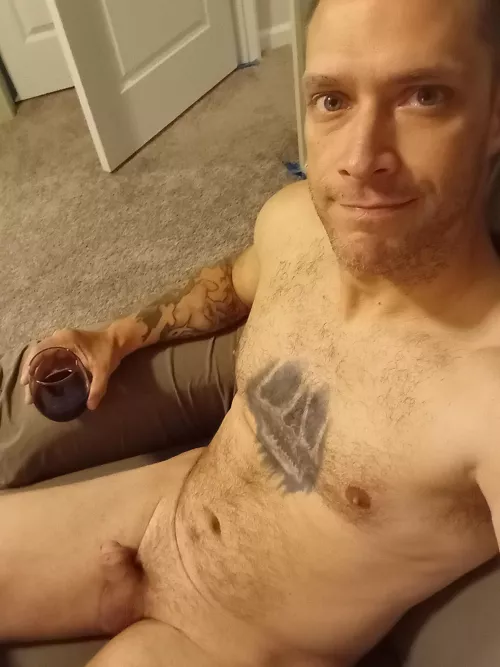 Having a little post-workout coffee