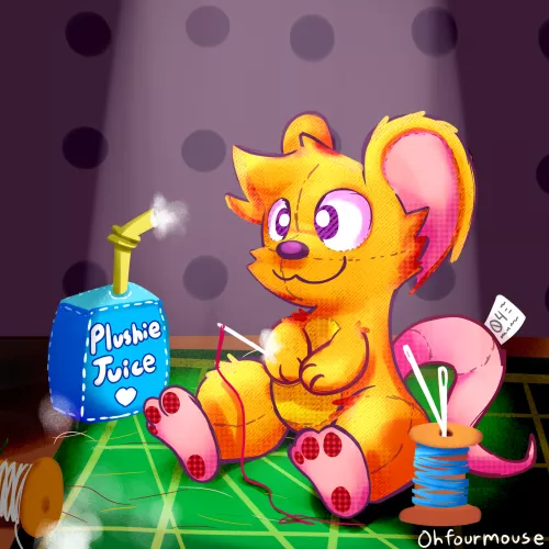 He drank the plushie juice