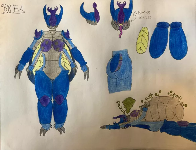 {image} meet Brea, The Alien beetle! (OC)