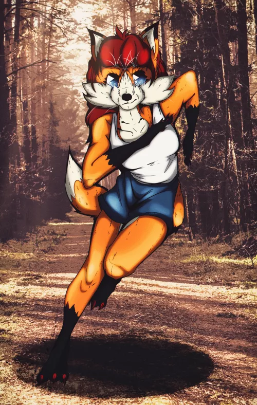 Keep on Moving! (Art by me: 0l-Fox-l0)