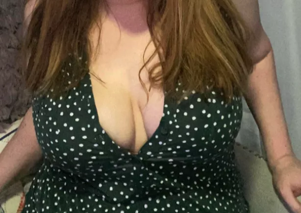 Love me a polka dot dress