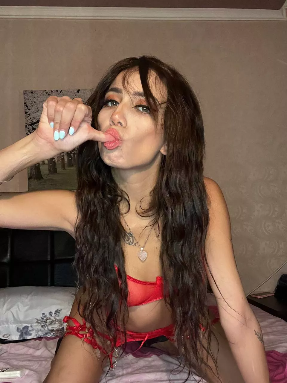 watch and enjoy while I suck this finger.