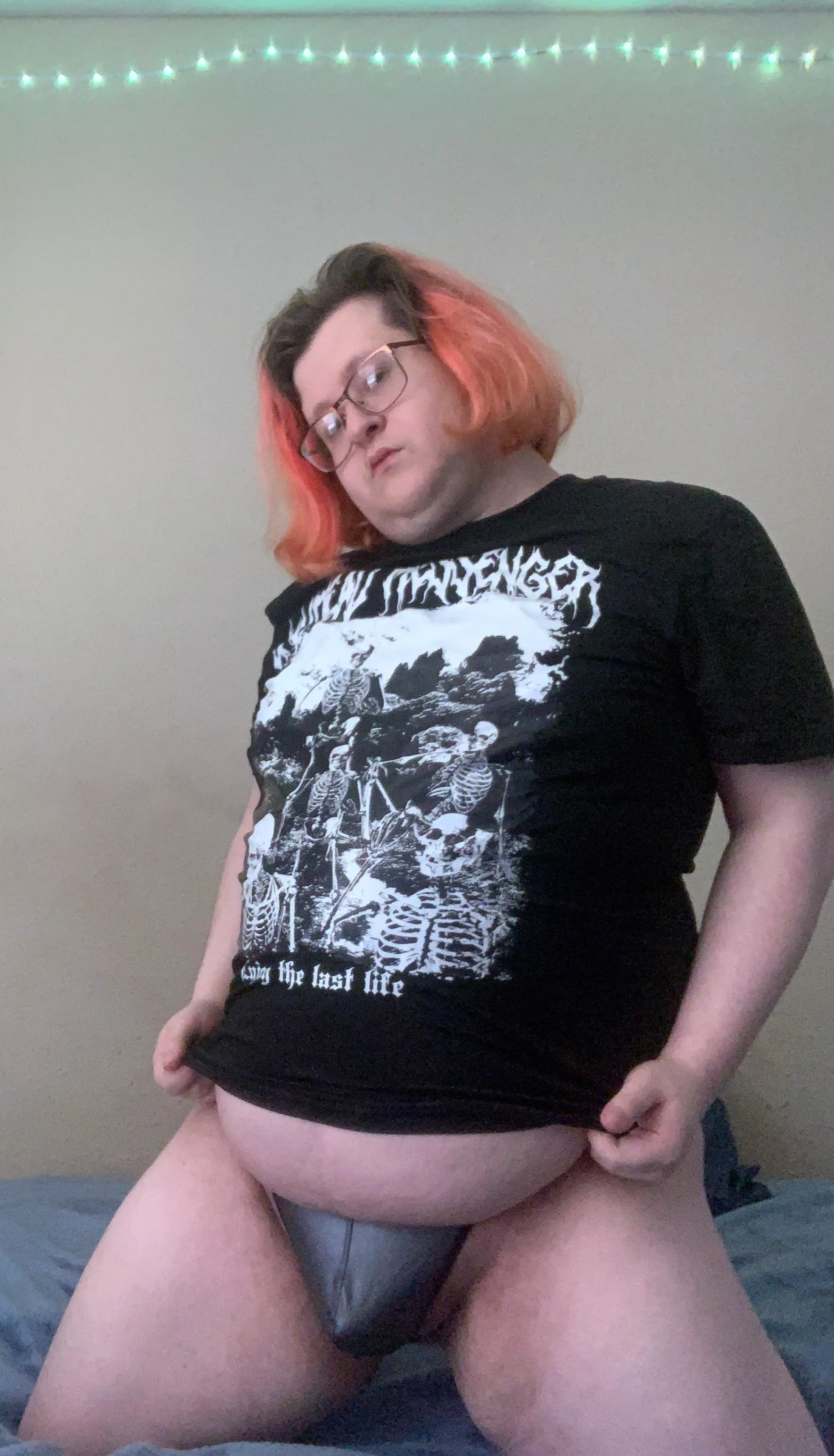 Wearing my other thong!