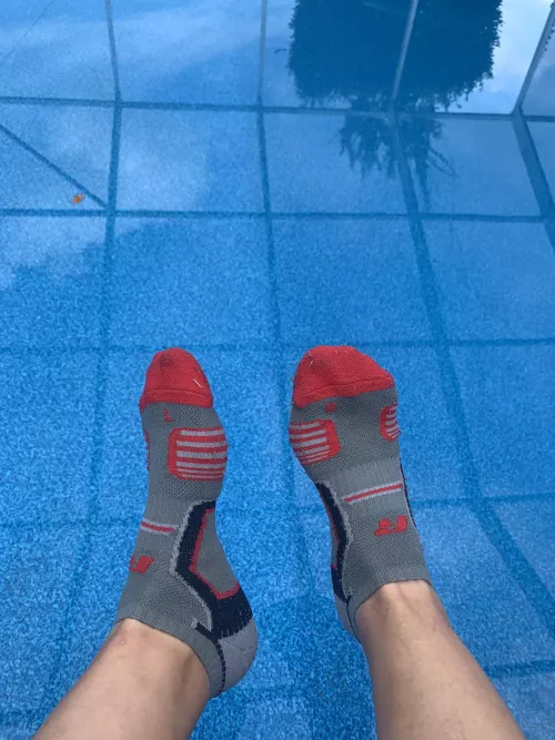 Who wants to slide their cock inside my dirty work socks?:) [selling] [F]