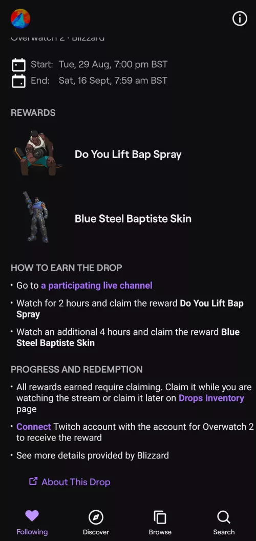 Why can't I begin this drop?