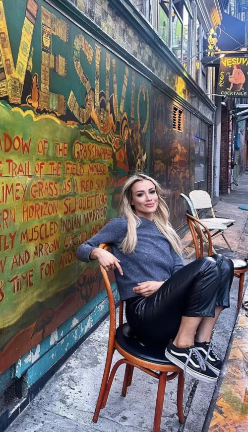 Casual leather pants