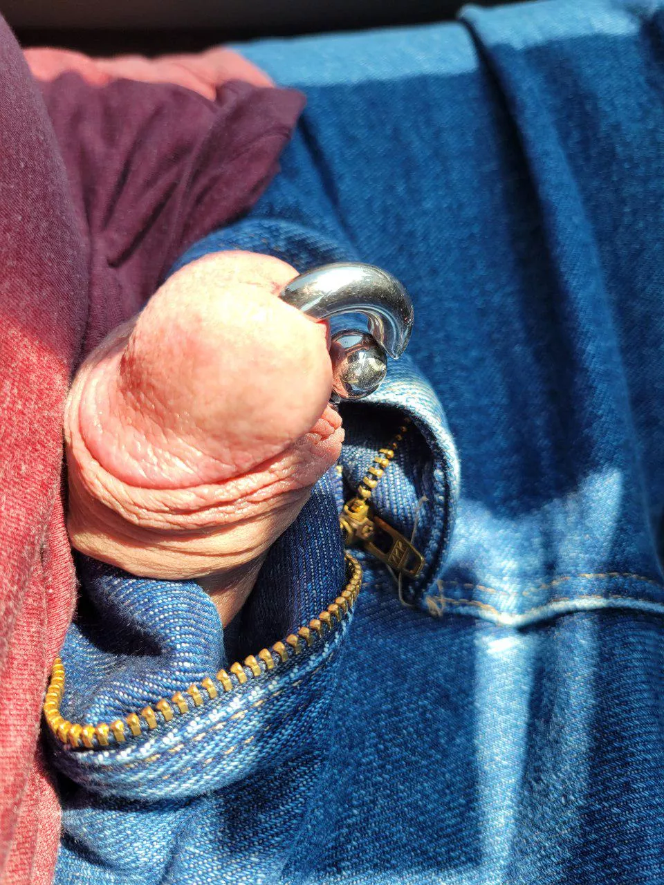 Catching some sun while on lunch