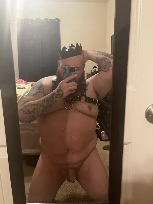 Decided to have fun with leather tonight