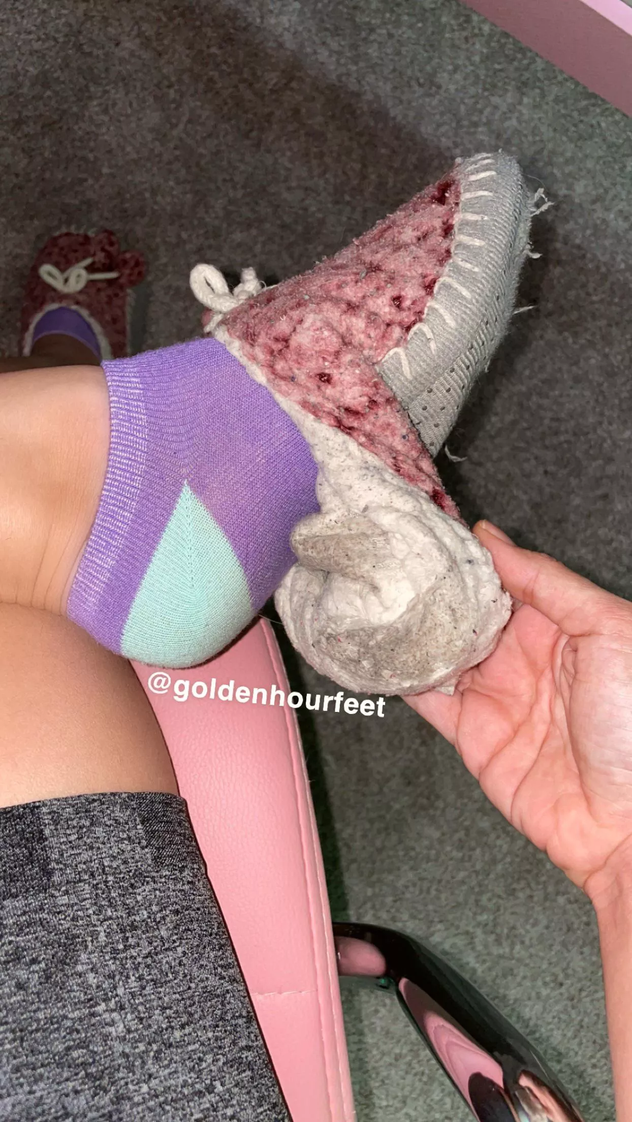 DM to get on my sock waitlist or claim these smelly slippers🔥