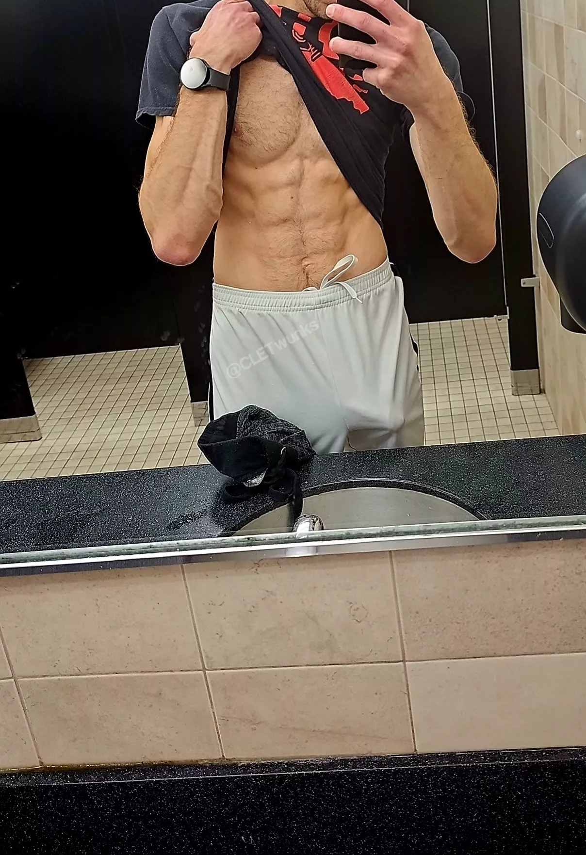 Do you think anyone noticed my cock at the gym?