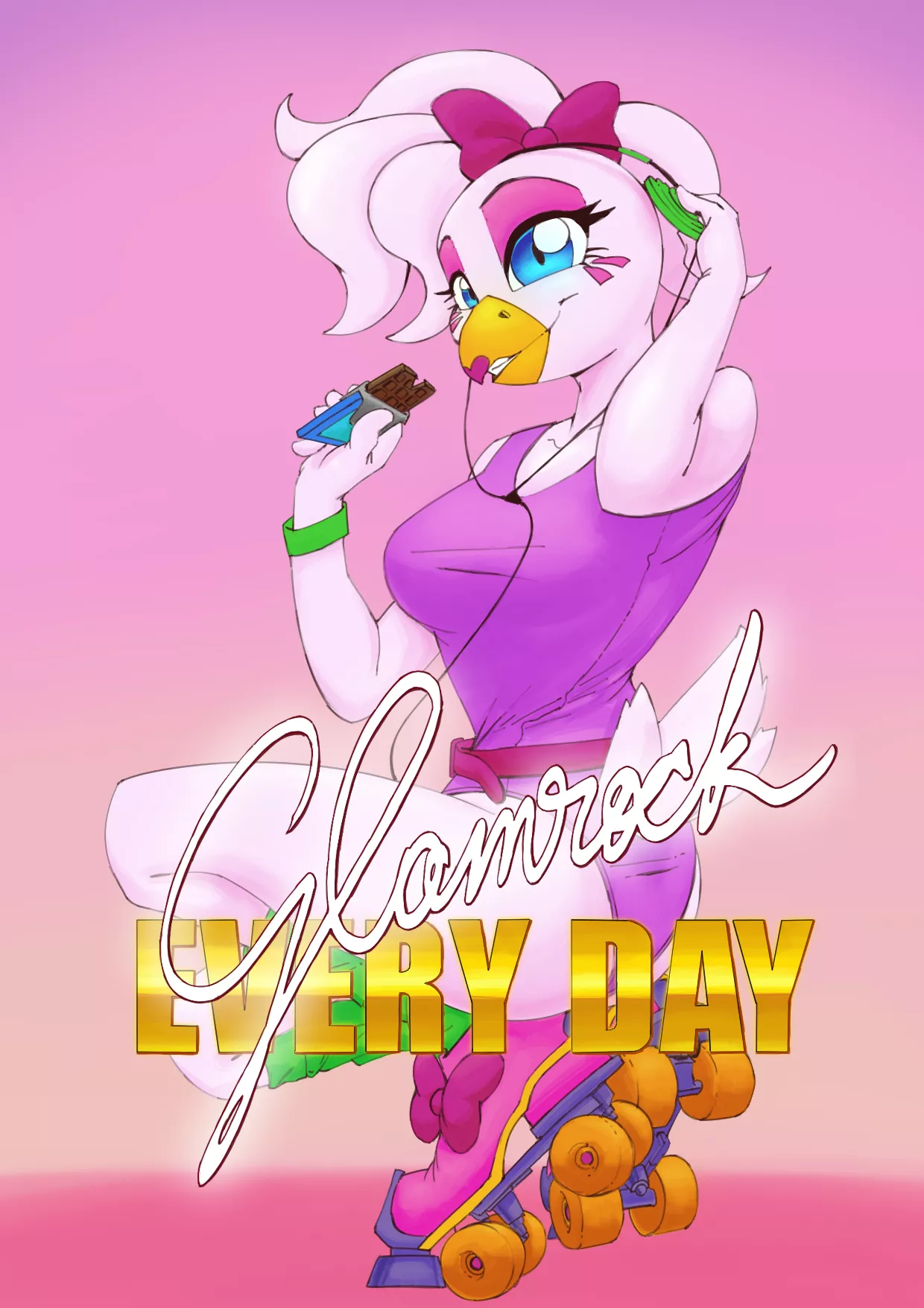 Glamrock every day (art by me)