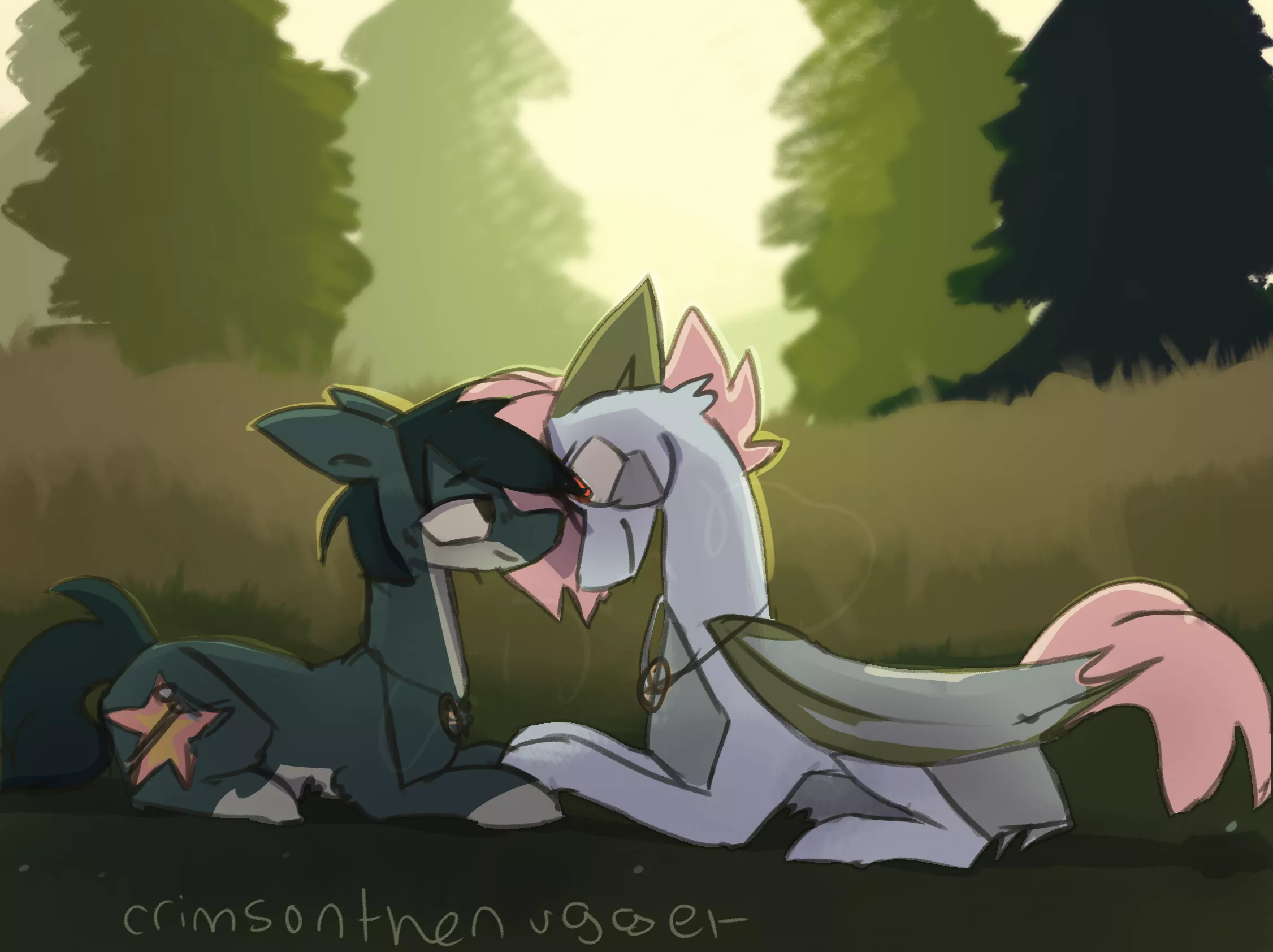 i love drawing my bois heheh [art by me]