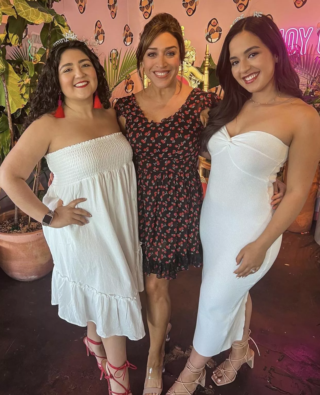 Mom and daughters