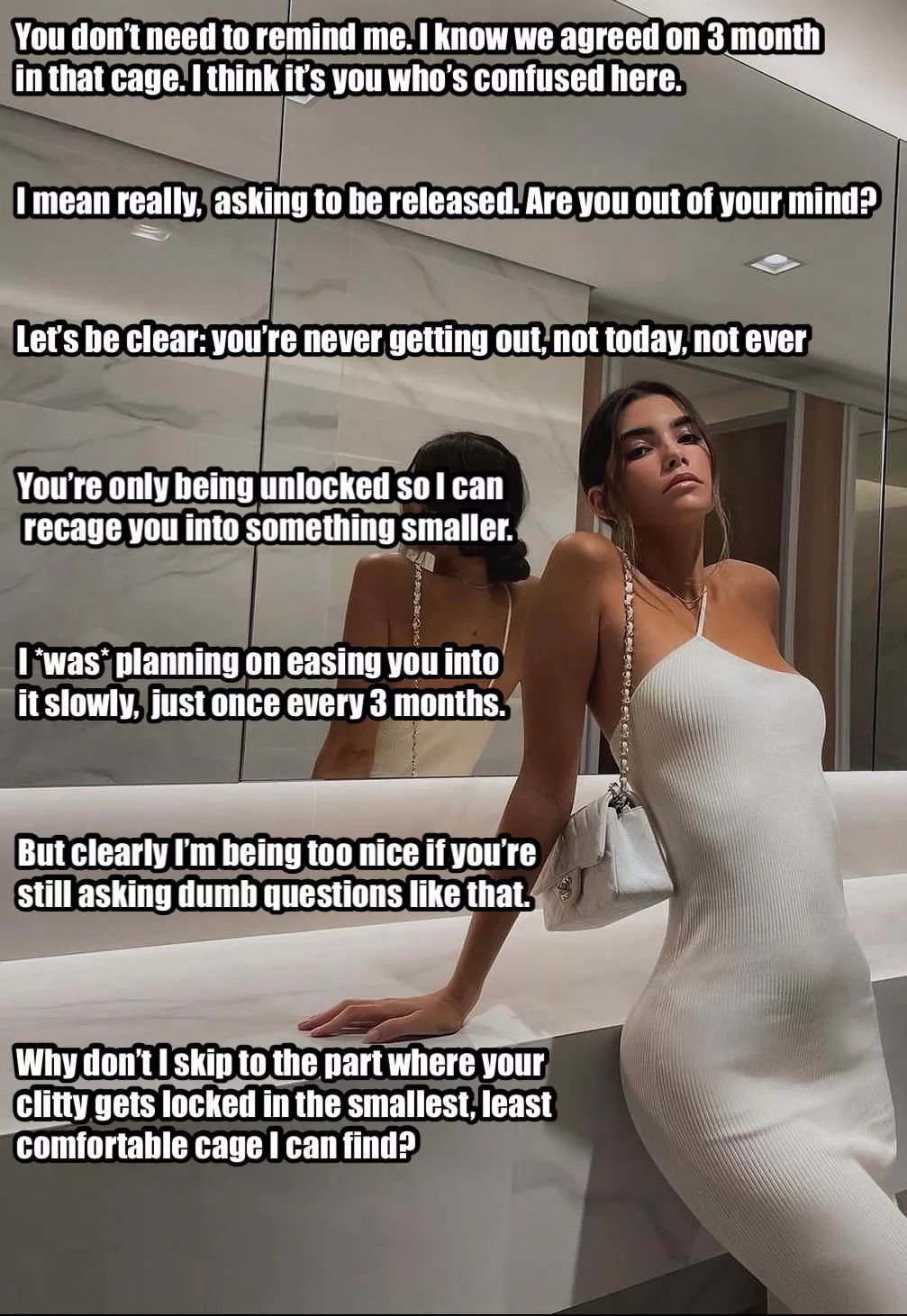 she’s not happy with you