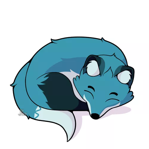 Sleepy Fox (Drawn By Me)